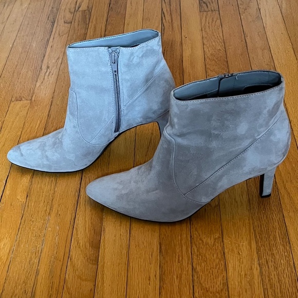 Naturalizer Suede Kitten-heeled Booties - Picture 7 of 9